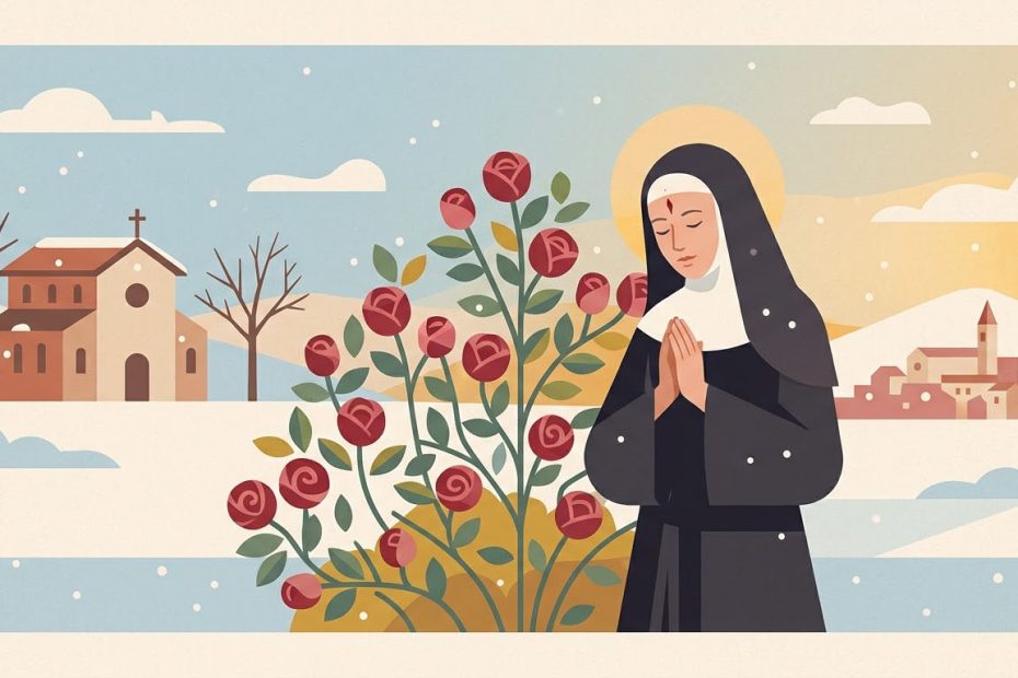 Saint Rita - Illustration prière catholique